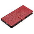 Miniatyrbillede 4 af 5: Læder telefoncover med pung, stativ og praktisk rem til iPhone 14 - Grøn Multicolor Red