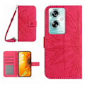 Pikkukuva 1 / 5: Oppo A79 5G/A2 5G Kotelo PU Nahka Auringonkukka Lompakko Puhelinkotelo Olkahihnalla Multicolor Style H