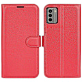 Pikkukuva 1 / 5: PU-nahkakuori Nokia G22 -puhelimelle, naarmuuntumaton suojakotelo lompakolla ja jalustalla Multicolor Style D