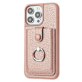 Pikkukuva 2 / 5: iPhone 15 Pro -kotelo, korttipaikat, nahkainen takakansi ja rengaspidike Multicolor Style B