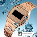 Miniatyrbillede 5 af 5: Skmei 1646 LED Digital Display Elektronisk Ur Gold