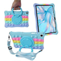 Pikkukuva 1 / 5: Samsung Galaxy Tab A9 -kotelo Pop Bubble PC+Silikoni Kotelo Käsikahva Jalusta Tablettisuoja Multicolor Style D