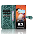 Pikkukuva 2 / 5: Infinix Hot 30 5G PU-nahkainen jalustakotelo, painettu lompakko, iskunkestävä puhelinkotelo Multicolor Style D