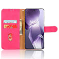 Miniatyrbillede 2 af 5: Læder Etui til OnePlus 13R 5G/Ace 5 Pro 5G Hudfølelse Anti Drop Wallet Flip Telefon Cover Multicolor Rose