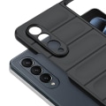 Miniatyrbild 3 av 5: För Samsung Galaxy Z Fold4 5g Skin-touch hårt PC- case Droppsäkert robust cover Orange