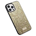 Miniatyrbild 1 av 5: SULADA Baksidesskydd för iPhone 15 Pro, PU Läderbelagd PC+TPU Glitter Paljetter Mobilskal Multicolor Style C
