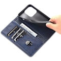 Miniatyrbillede 5 af 5: AZNS PU Læder Wallet Telefon Cover Stativ Beskyttelsesetui til iPhone 15 Pro Max Multicolor Style A