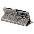 Miniatyrbillede 4 af 5: Til Samsung Galaxy A16 5G/A16 4G Etui Præget Totem PU Læder Wallet Stand Telefon Cover Multicolor Style E