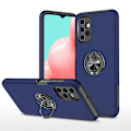 Miniatyrbild 1 av 5: Anti-Fall Hybrid Mobilskal Ringform Stativ Design Skydd för Samsung Galaxy A32 5G/M32 5G