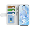 Pikkukuva 2 / 5: Honor 80 Pro 5G Crazy Horse -kuvioinen PU-nahkakotelo, jalustalla ja lompakolla, suojakansi White