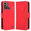 Pikkukuva 1 / 5: ZTE Blade A53 Pro -kotelo, naarmuuntumaton PU-nahkainen puhelimen suojus lompakkotelineellä Multicolor Style C