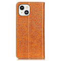 Miniatyrbillede 3 af 5: Splitlæder Magnetisk Auto-absorberende Wallet Telefon Stand Shell Case til iPhone 13 6.1 tommer Multicolor Style C