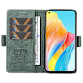 Miniatyrbild 2 av 5: YIKATU YK-005 För Oppo A78 4G PU Läder Plånboksfodral Skinn-touch Ställ Flipskydd Multicolor Style D