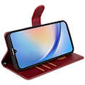 Pikkukuva 3 / 5: Samsung Galaxy A15 5G -puhelimen iskunkestävä nahkainen suojakotelo magneettisella lompakkotelineellä Multicolor Style B