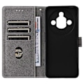 Miniatyrbillede 5 af 5: Til ZTE nubia Focus Pro Wallet Case RFID-blokering PU Læder Cover Stand View - Grøn Multicolor Black
