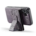 Pikkukuva 4 / 5: FIERRE SHANN 028 Tyyli iPhone 16 -kotelolle Magneettinen irrotettava korttipaikka Nahkainen takakansi Multicolor Style B