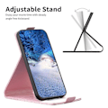 Pikkukuva 2 / 5: BF30 Samsung Galaxy A15 4G -kotelo pystysuora läppä PU-nahkainen puhelinkotelo korttipidikkeellä Multicolor Style E