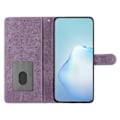 Miniatyrbillede 2 af 5: Til Samsung Galaxy A05 4G Etui PU Læder Foldbart Stativ Ensfarvet Telefoncover Multicolor Style C