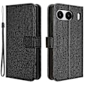 Miniatyrbillede 1 af 5: Til OnePlus Nord 4 5G Telefon Stand Case Diamant Tekstur PU Læder Cover Wallet Multicolor Style C