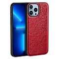 Miniatyrbild 1 av 5: Stöttåligt mobilskal för iPhone 15 Pro Retro PU-läderbelagd TPU+PC Baksida Multicolor Style C