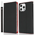 Miniatyrbillede 1 af 5: For iPhone 16 Pro Wallet Case Ægte Ko Læder Telefon Cover Litchi Tekstur Multicolor Style A