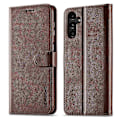Miniatyrbillede 1 af 5: LC.IMEEKE Pung Etui til Samsung Galaxy S23 FE PU Læder Kalvetekstur Stand Flip Cover Multicolor Style B