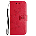Miniatyrbillede 4 af 5: Til Samsung Galaxy A05 4G Etui Præget PU Læder Wallet Foldbart Stativ Telefon Cover Multicolor Style H