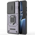 Pikkukuva 2 / 5: OnePlus Ace 5 Pro 5G/Ace 5 5G/13R 5G -kotelo PC+TPU jalustalla ja linssinsuojuksella Multicolor Purple