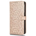 Miniatyrbild 5 av 5: För Oppo A38 4G Fodral PU Läder Präglat Vikbart Ställ Mobiltelefon Skal Multicolor Style D