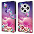 Miniatyrbild 1 av 5: TPU+PU Läder Flip Fodral För Xiaomi Redmi 14C 4G/14R 5G/Poco C75 4G Mönstertryckt Multicolor Style M