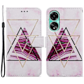 Pikkukuva 1 / 5: Oppo A38 4G -kotelo, kuvioitu PU-nahkainen jalustallinen lompakkokotelo Multicolor Style C