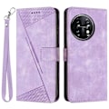 Miniatyrbillede 1 af 5: Trekantpræget Wallet Telefon Cover til OnePlus 11 5G, Stand PU Læder Anti-drop Cover Multicolor Style D