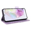 Miniatyrbilde 3 av 5: Lommebokdeksel i lær med flip-funksjon og metalldekor til Samsung Galaxy A26 5G Multicolor Style C