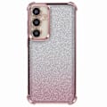 Miniatyrbilde 1 av 5: For Samsung Galaxy S23 FE TPU-deksel Glitter Gradient Elektroplettert Anti-Fall Telefonskall Multicolor Style C