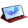 Pikkukuva 2 / 5: Honor Magic5 Pro Vasikannahka Pintainen Iskunkestävä PU-nahkainen Suojakotelo Käännettävä Jalustallinen Lompakkokotelo Multicolor Style B