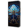Miniatyrbild 4 av 5: Fodral för iPhone 16 Pro Max, mönstertryckt skyddande skal TPU+PU Läder Flip Fodral Multicolor Style H
