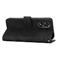 Miniatyrbillede 3 af 5: DIERFENG DF-03 Etui til Oppo A38 4G Præget Telefon Stand Cover Magnetisk Wallet Multicolor Style C