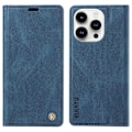 Miniatyrbild 1 av 5: Case för Iphone 15 Pro, Pu Läder Skin-touch plånboksställ Cover Blue
