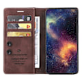 Miniatyrbillede 2 af 5: 006 Serie Til iPhone 15 Pro Max Cover PU Læder Foldbart Stativ Telefon Cover Multicolor Style D
