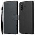 Miniatyrbillede 1 af 5: Til Samsung Galaxy A26 5G Etui Wallet Stand View PU Læder Telefon Cover- Multicolor Black