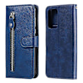 Miniatyrbillede 2 af 5: Lynlåslomme Tegnebog Læder Stand Smartphone Etui til Samsung Galaxy A52 4G/5G/A52s 5G Multicolor Style C