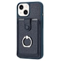 Pikkukuva 2 / 5: iPhone 15 Plus / 14 Plus -kotelo, korttipaikoilla, nahkainen takakansi ja rengastuki Multicolor Style F