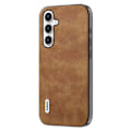 Pikkukuva 1 / 3: Nahkapäällysteinen TPU+PC-kotelo Samsung Galaxy A34 5G:lle, Litsi-kuvioinen retro puhelinkotelo Multicolor Style D