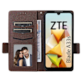 Miniatyrbild 2 av 5: För ZTE Blade A33S Fodral Magnetlås Läder Telefonskal med Rem Multicolor Style E