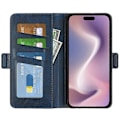 Miniatyrbillede 2 af 5: For iPhone 16 Etui Folio Flip Læder Wallet Stand Telefon Cover Multicolor Style A