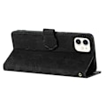 Miniatyrbillede 4 af 5: Blomsterpræget PU læder standpung cover til iPhone 11 mobiltelefon Multicolor Style E