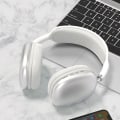 Miniatyrbild 1 av 5: P9 Trådlösa Bluetooth hörlurar med mikrofonbrusreducerande headset Stereoljud Hörlurar Sports Gaming Hörlurar Stöder Tf 2 silver