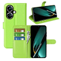 Miniatyrbild 5 av 5: Phone case för Oppo K11 5g plånbok Litchi Texture Shell anti-scratch Stativ Pu Läder Cover Green