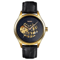 Miniatyrbillede 1 af 4: Skmei Automatisk Hul Mekanisk Ur Gold Black