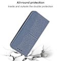 Miniatyrbild 5 av 5: För iPhone 15 Plus Fodral Splitsad PU Läder Ställ Plånboksfodral med Rem Multicolor Style A